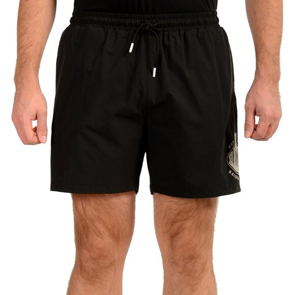 Hugo Boss X NFL "Raiders" Black Quick-Dry Swim Board Shorts US XL IT 54 - Picture 1 of 6